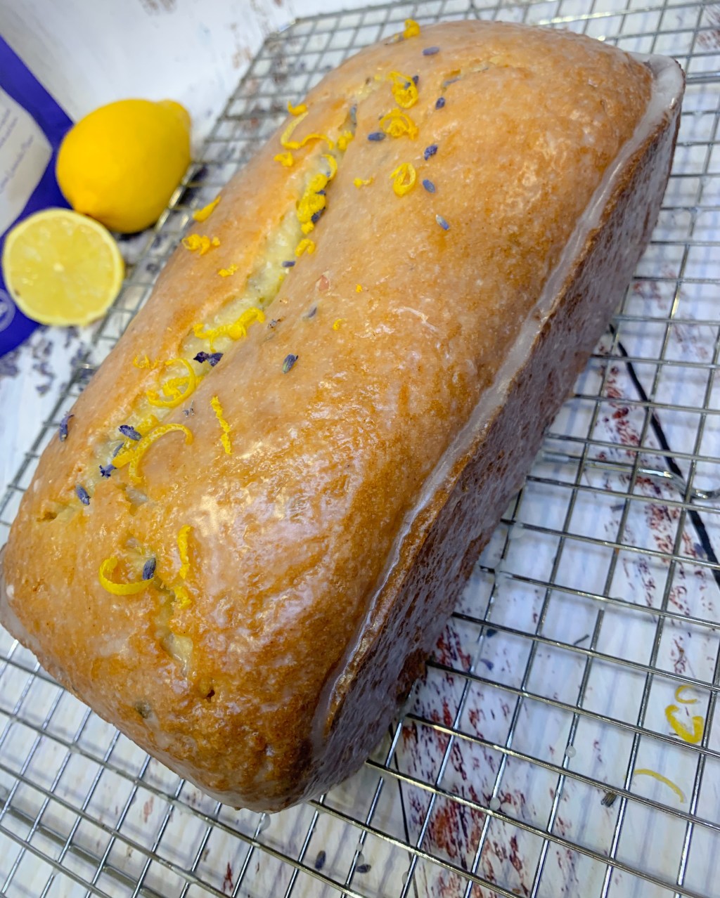 Lavender Lemon Drizzle&nbsp;Cake